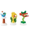 Department Five Grinch Village, Who-ville Wacky Mailboxes, Set Of 3 In Multi