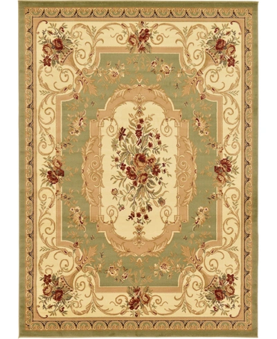 Bayshore Home Belvoir Blv3 8' X 11' 4" Area Rug In Green