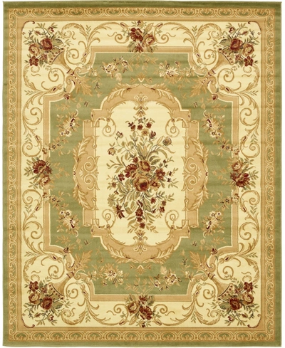 Bayshore Home Belvoir Blv3 8' X 10' Area Rug In Green