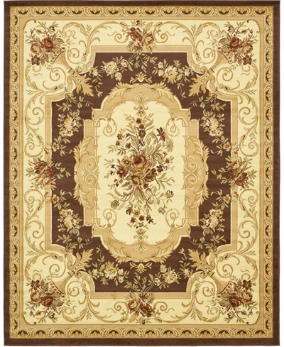 Bayshore Home Belvoir Blv3 8' X 10' Area Rug In Brown