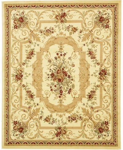 Bayshore Home Belvoir Blv3 8' X 10' Area Rug In Ivory