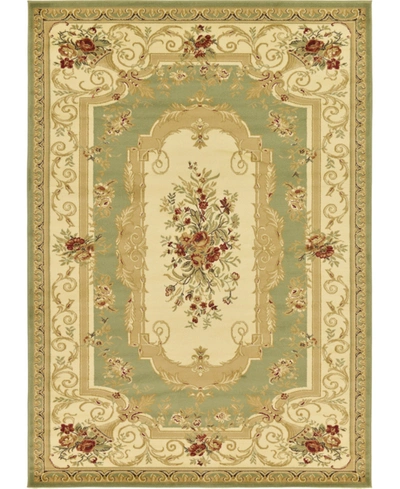 Bayshore Home Belvoir Blv3 7' X 10' Area Rug In Green