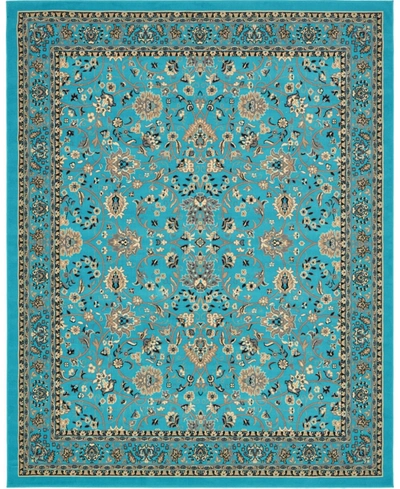 Bayshore Home Arnav Arn1 8' X 10' Area Rug In Turquoise