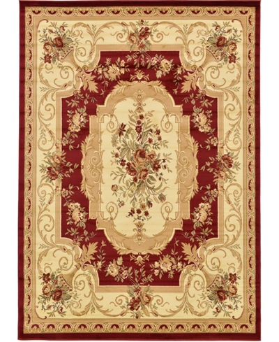 Bayshore Home Belvoir Blv3 8' X 11' 4" Area Rug In Red
