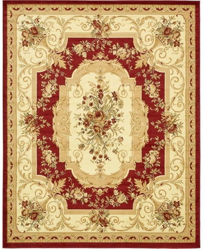 Bayshore Home Belvoir Blv3 8' X 10' Area Rug In Red