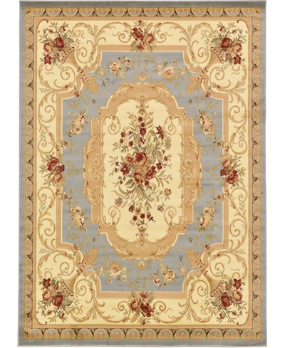 Bayshore Home Belvoir Blv3 8' X 11' 4" Area Rug In Light Blue