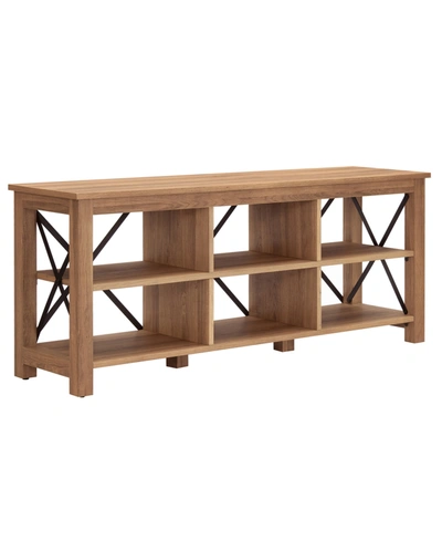 Hudson & Canal Sawyer 58" Tv Stand In White Oak
