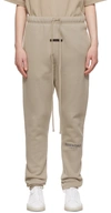 Essentials Tan Track Lounge Pants In String