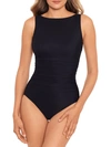 Miraclesuit Regatta Tummy-control One-piece Swimsuit Women's Swimsuit In Black