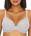 Natori Pure Luxe Plunge T-shirt Bra In Lead