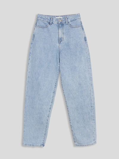 Amomento Recycled Cotton Denim In Blue