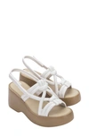 MELISSA SAND AND SALINAS PLATFORM WEDGE SANDAL