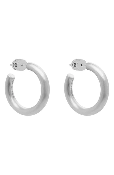 Dean Davidson Mini Dune Hoop Earrings In Silver