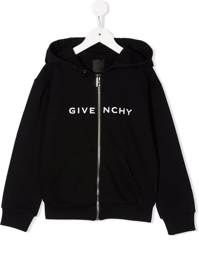 Givenchy Kids Sweat Jacket For Girls In Black