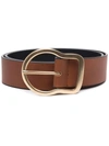 Dorothee Schumacher Cph Bold Statements Belt 4cm In Brown