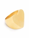Zadig & Voltaire Idol Heart-motif Ring In Gold