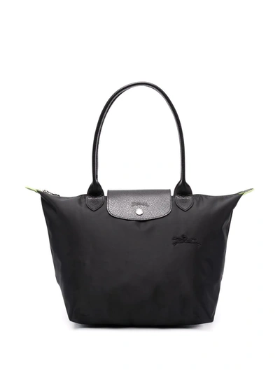 Longchamp Le Pliage Large Shoulder Bag In Black