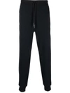 THEORY WAFFLE-KNIT COTTON TRACK TROUSERS