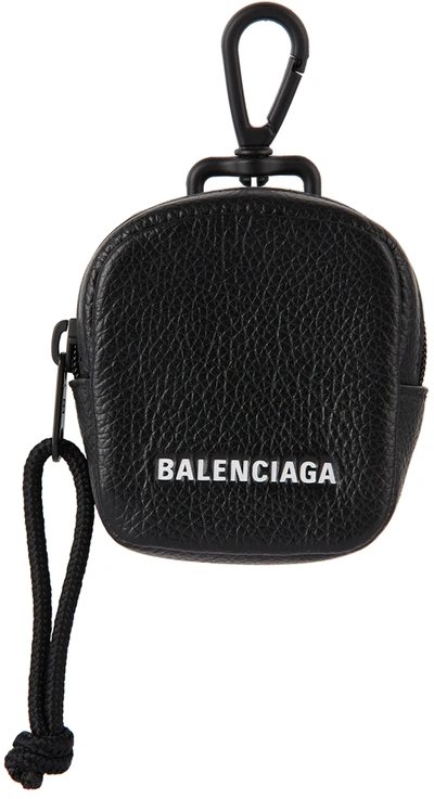 Balenciaga Black Explorer Airpods Case In 1000 Black | ModeSens