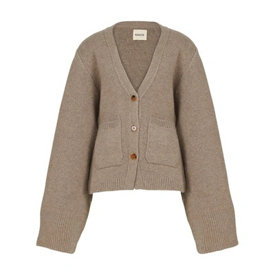 KHAITE SCARLET CASHMERE CARDIGAN