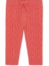 DOLCE & GABBANA CABLE KNIT TROUSERS