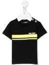 BALMAIN LOGO-PRINT COTTON T-SHIRT