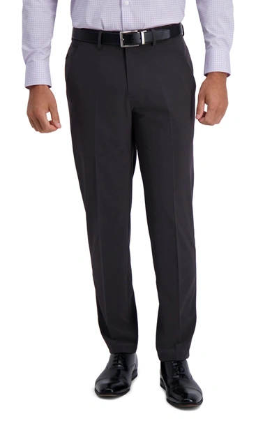 Haggar The Active Series™ Slim Fit Dress Pant In Charcoal