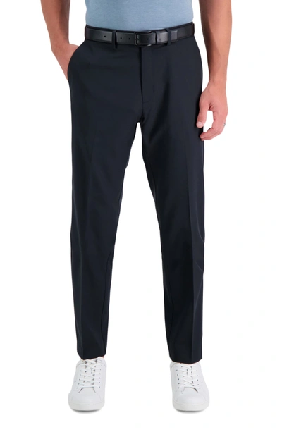 Reaction Kenneth Cole Twill Stretch Slim Fit Dress Pants In Black