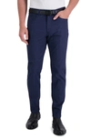 Kenneth Cole Technical Slim Fit Trousers In Indigo