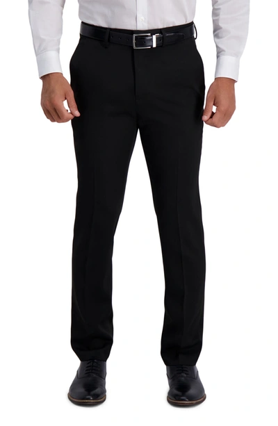 Kenneth Cole Reaction Stretch Slim Fit Dress Pants In Black