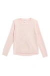 Harper Canyon Kids' Chenille Sweater In Pink English