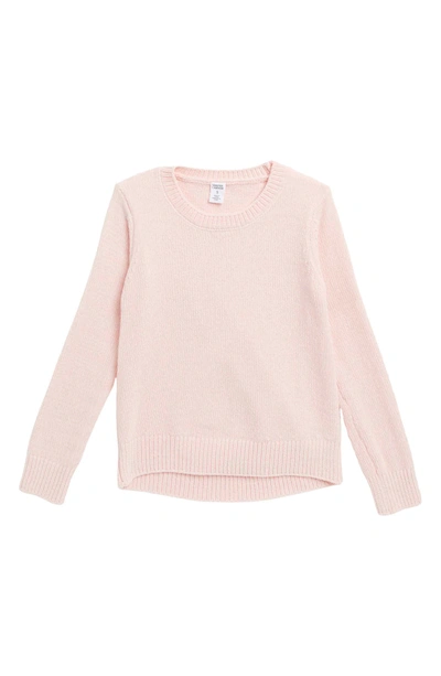 Harper Canyon Kids' Chenille Sweater In Pink English