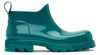 Bottega Veneta Blue Stride Rubber Ankle Boots In 4484-blaster