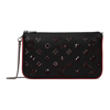 Christian Louboutin Loubila Loubinthesky Perforated Pouch Shoulder Bag In Black