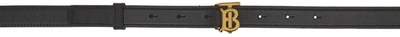 Burberry Black Tb Monogram Belt