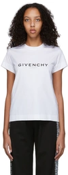 Givenchy Reverse Logo-print Slim T-shirt In White