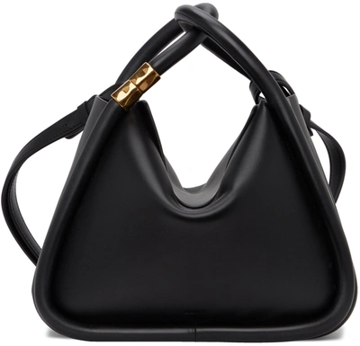 Boyy Wonton 25 Leather Top Handle Bag In Black