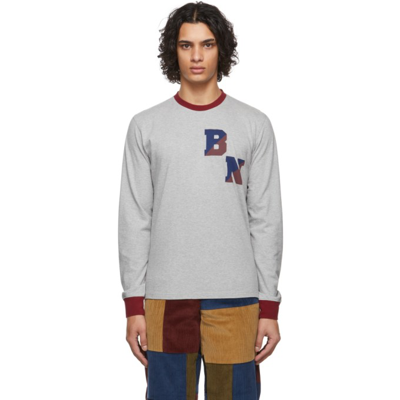 Noah Grey Baracuta Edition Ringer T-shirt In 117 Grey