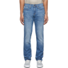 Frame L'homme Slim Stretch-denim Jeans In Vintage Wash Light