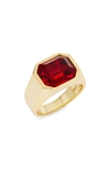 SHORT & SUITE CRYSTAL STATEMENT RING