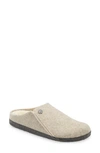 Birkenstock Zermatt Genuine Shearling Lined Slipper In Eggnog/ Natural