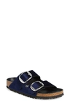 Birkenstock Arizona Big Buckle Slide Sandal In Blue