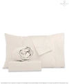 Color Sense Aireolux 1000 Thread Count Egyptian Cotton Sateen 4 Pc Sheet Set Queen In Ivory
