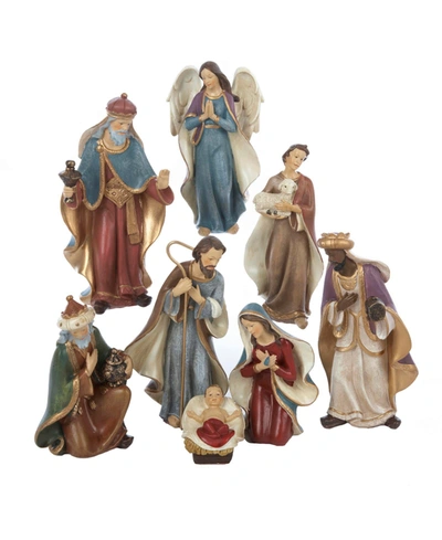 Kurt Adler 6.25-inch Resin Nativity Set Of 8 Pieces