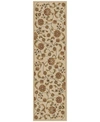 Km Home Closeout!  Pesaro Flores 2'2" X 7'7" Runner In Ivory