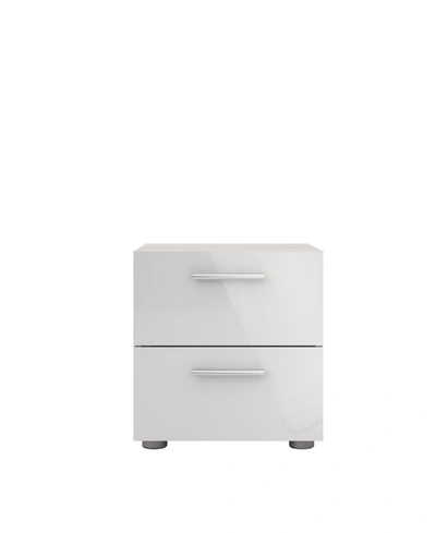 Tvilum Austin 2 Drawer Nightstand In White