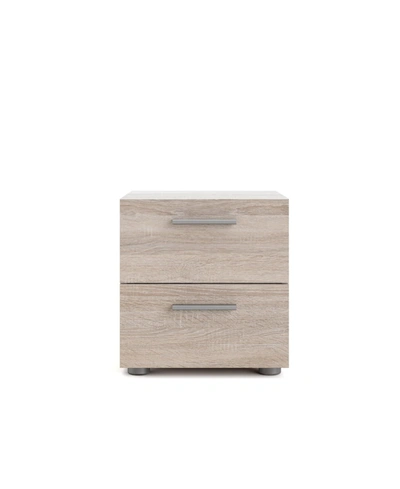 Tvilum Austin 2 Drawer Nightstand In Truffle