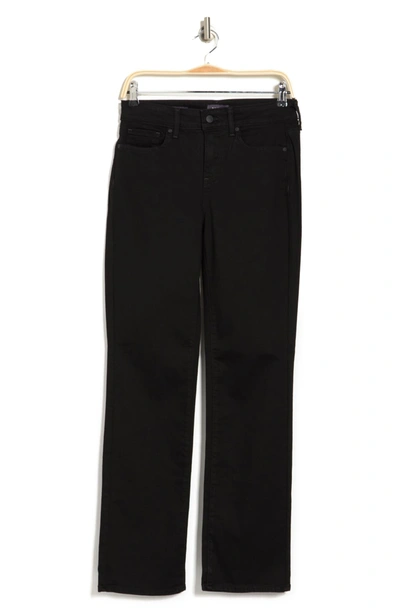 Nydj Marilyn Straight Jeans In Black