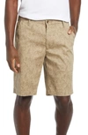 Ag Griffin Flat Front Shorts In Kedzie Wild Taupe