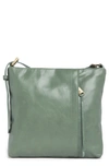 Hobo Drifter Leather Crossbody Bag In Bottle Green